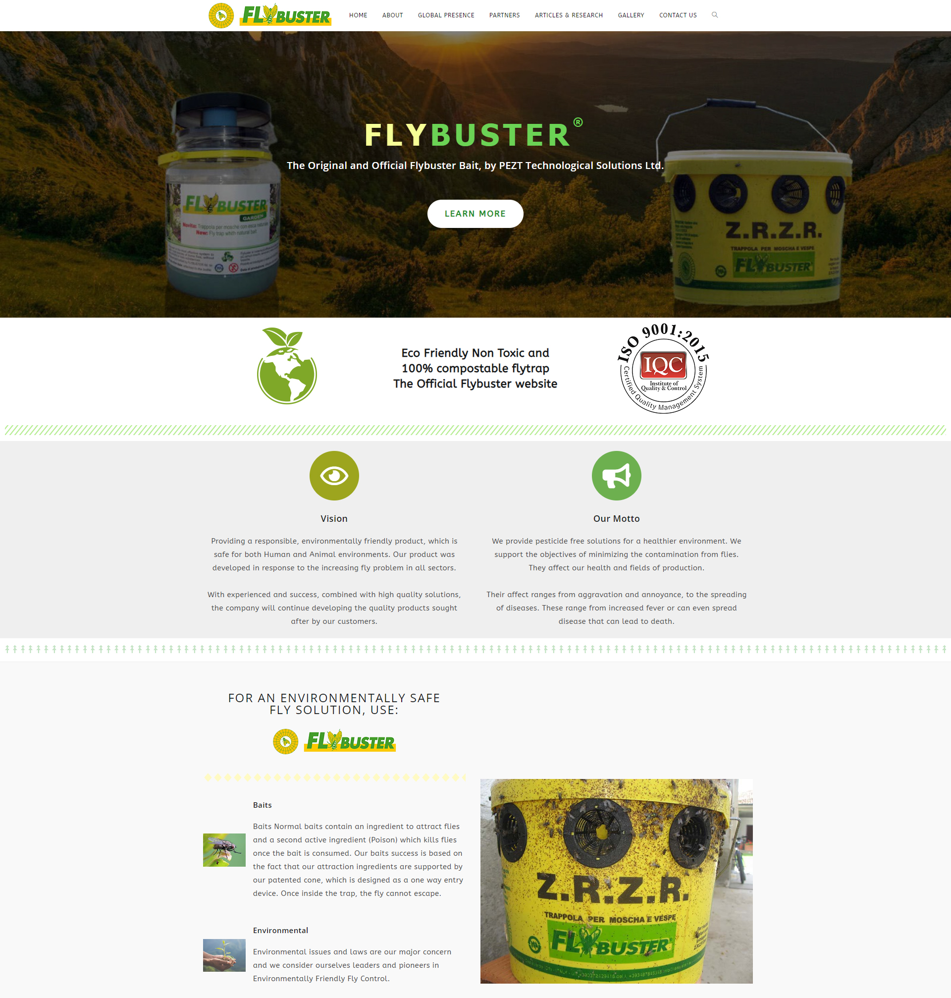 אתר תדמית FlyBuster